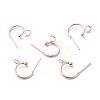 304 Stainless Steel Half Hoop Earrings STAS-Z028-B02-RG-3
