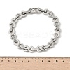 304 Stainless Steel Link Chain Bracelets for Women BJEW-F488-69P-5