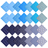 28Pcs 2 Styles Cotton Fabric DIY-PH0036-28-1