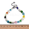 Cat Eye Beaded Bracelets for Women G-P563-07P-21-5