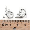Tibetan Style Alloy Kitten Pendants TIBEP-A22092-AS-LF-3