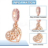 20pcs 10 Style Alloy & Brass European Dangle Charms MPDL-PH0001-14-4