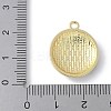 Alloy Enamel Pendants PALLOY-R153-02G-04-3