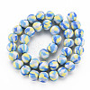 Handmade Polymer Clay Beads Strands CLAY-N008-054-08-2