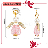 30Pcs Transparent Acrylic Pendants FIND-PH0008-05-2