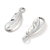 Non-Tarnish 304 Stainless Steel Pendants STAS-P364-16P-2