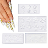 4Pcs 4 Styles 3D Silicone Molds MRMJ-FH0001-50-1