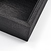 Wooden Cuboid Jewelry Presentation Boxes ODIS-N021-03-2