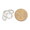 304 Stainless Steel Open Cuff Ring for Women RJEW-M025-02P-5