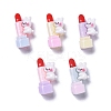 Opaque Cute Animal Resin Decoden Cabochons RESI-B024-02C-1