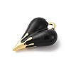 Brass Enamel Pendants KK-Q098-19G-A-2