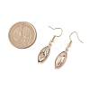 Natural Paua Shell Dangle Earrings EJEW-JE06274-03-3