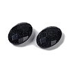 Synthetic Blue Goldstone Cabochons G-O175-15G-01-2