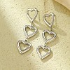 Non-Tarnish 304 Stainless Steel Stud Earrings EJEW-S226-10P-02-1
