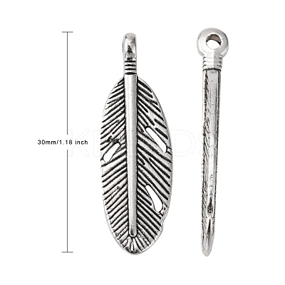 Tibetan Style Alloy Pendants LF0087Y-NF-1