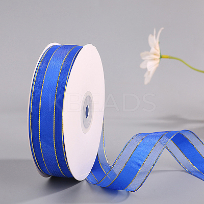 1Roll Solid Color Organza Ribbons ORIB-CY0001-03C-1