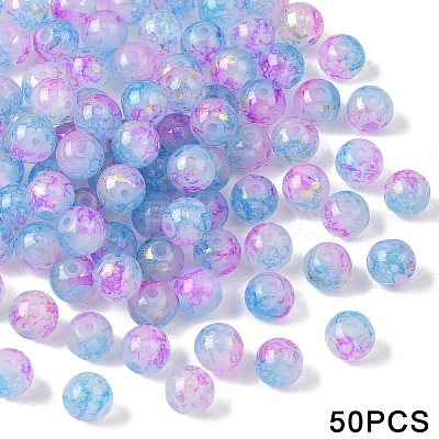 Glass Imitation Jade Beads GLAA-YWC0007-01J-01-1