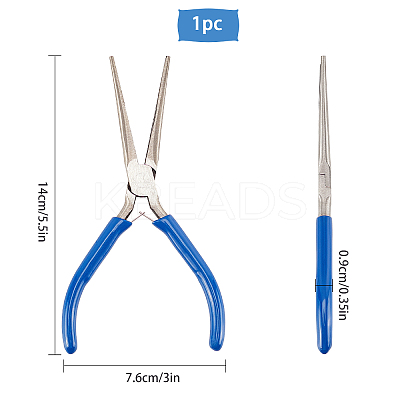45# Carbon Steel Long Chain Nose Pliers PT-SC0001-55-1