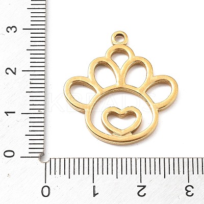 304 Stainless Steel Pendants STAS-I334-04G-1