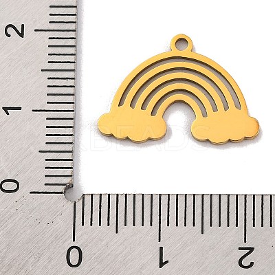 201 Stainless Steel Pendants STAS-U016-05G-1