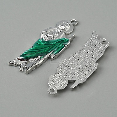 Alloy Enamel Big Pendants ENAM-WH0057-23P-1