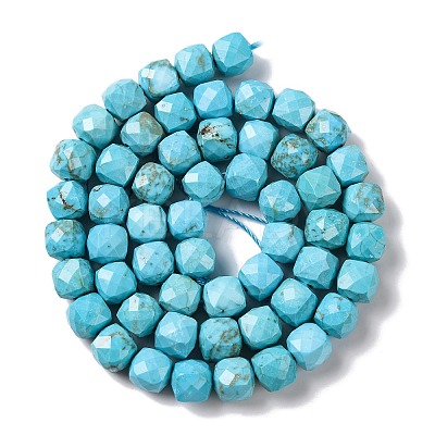 Natural Howlite Beads Strands G-G001-B03-05-1