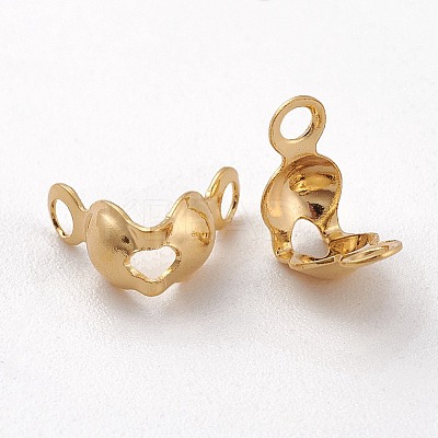 Long-Lasting Plated Brass Bead Tips X-KK-K193-118G-NF-1