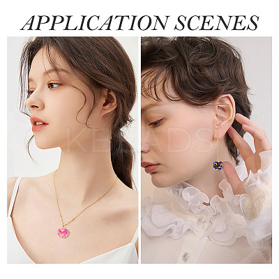 32Pcs 16 Colors Cloth Pendants FIND-TA0008-47-1
