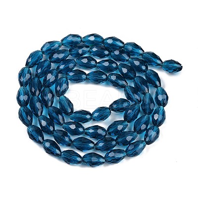 Transparent Glass Beads Strands EGLA-N013-T4mm-D25-1