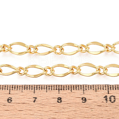 Brass Twist Link Chains CHC-T018-47G-1