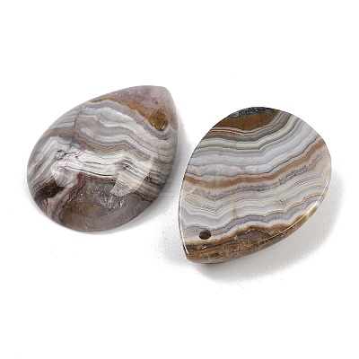 Natural Amethyst Lace Agate Pendants G-A244-12B-1