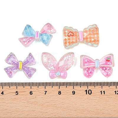 Luminous Transparent Resin Cabochons RESI-C068-03-1