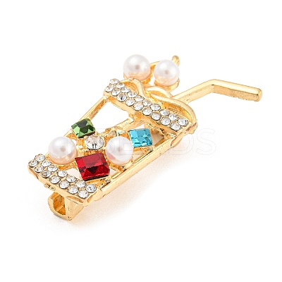 Alloy Rhinestone Brooches LS-JEWB-P023-07G-1