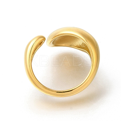 304 Stainless Steel Open Cuff Rings for Women STAS-Z103-03G-05-1