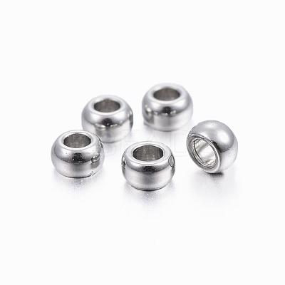 Tarnish Resistant 304 Stainless Steel Spacer Beads STAS-H376-37-1