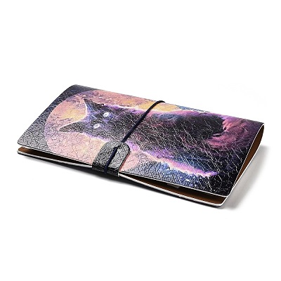 Cat Theme PU Imitation Leather Notebooks OFST-E002-01D-1