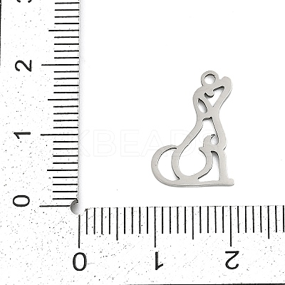 201 Stainless Steel Pendants STAS-F316-04P-01-1
