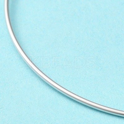 Anti-Tarnish Rhodium Plated 925 Sterling Silver Bangles LS-BJEW-G681-01B-P-1