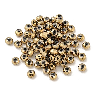 Electroplate Glass Beads EGLA-Z004-01A-03-1