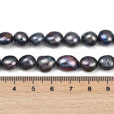 Natural Cultured Freshwater Pearl Beads Strands PEAR-P064-20K-03D-1