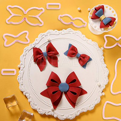 3 Sets 3 Styles PP Plastic Cookie Baking Molds DIY-SC0031-04B-1