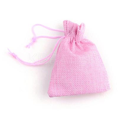 Burlap Packing Pouches Drawstring Bags ABAG-Q050-7x9-19-1