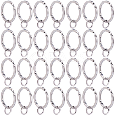 316 Surgical Stainless Steel Split Key Rings STAS-BBC0008-20-1