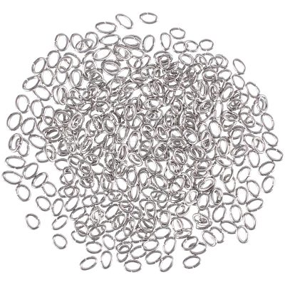 304 Stainless Steel Open Jump Rings Jewelry Findings STAS-PH0019-01P-1