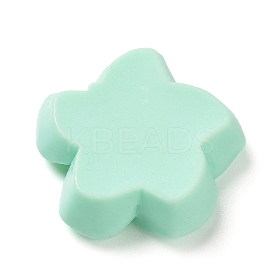 Opaque Resin Cabochons RESI-G068-02B-1