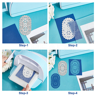 Carbon Steel Cutting Dies Stencils DIY-WH0309-1307-1