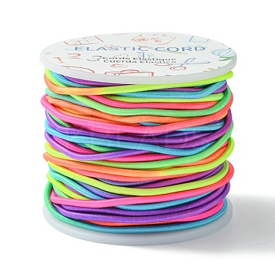 25M Segment Dyed Round Elastic Cord EW-YW0001-13-1