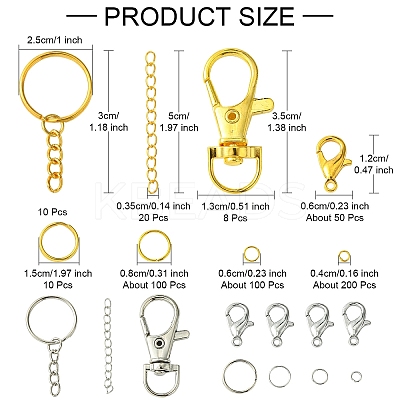 DIY Jewelry Making Findings Kits DIY-YW0009-07-1