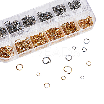 304 Stainless Steel Open Jump Rings STAS-CJ0001-113-1