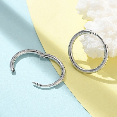 304 Stainless Steel Hoop Earrings for Women EJEW-M089-02P-1